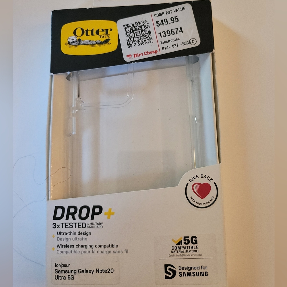 OTTERBOX SYMMETRY CLEAR SERIES Case for Galaxy Note20 Ultra 5G - CLEAR